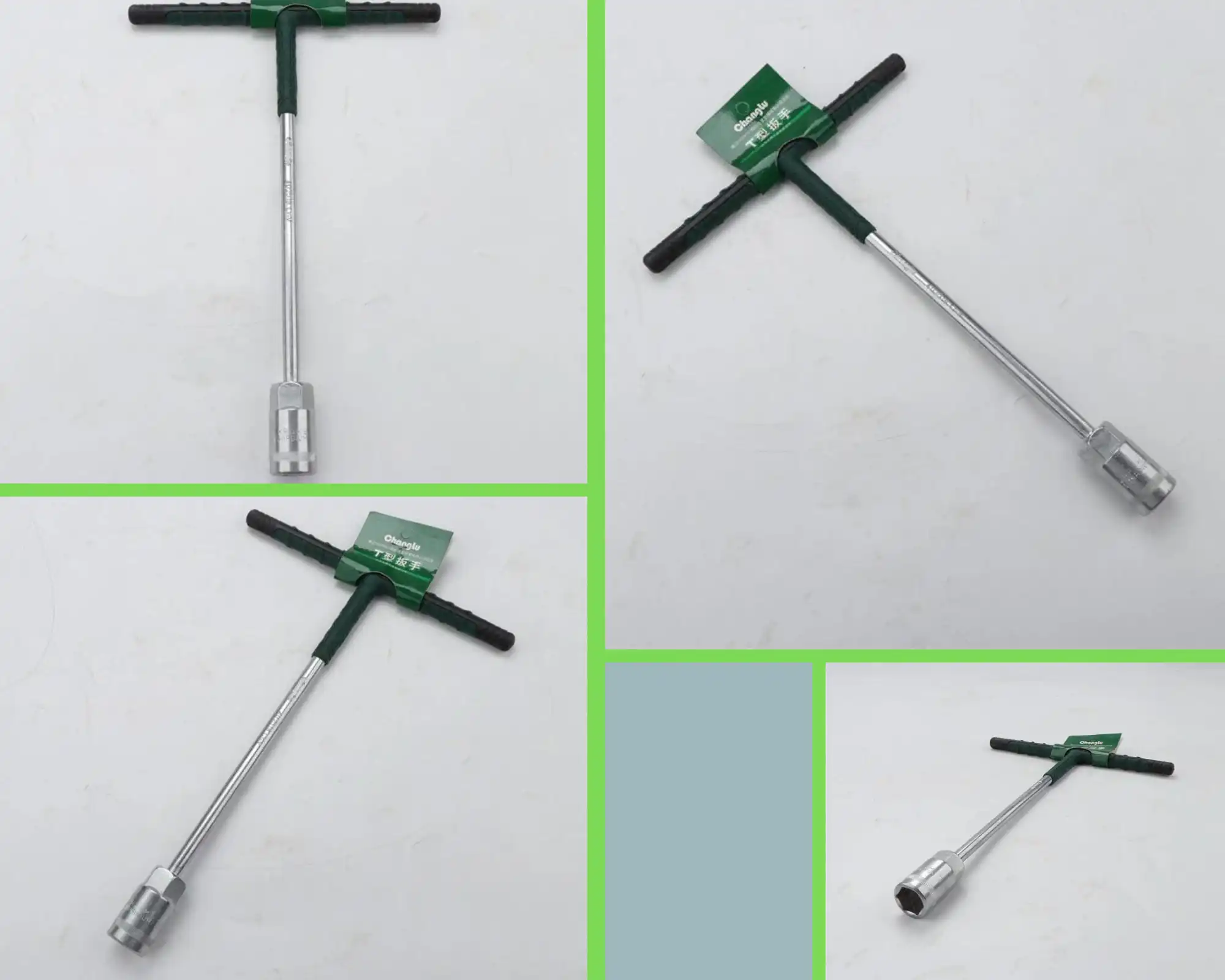 How does a Dipped T-handle wrench improve grip?
