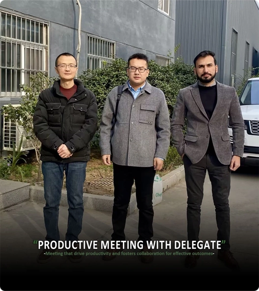 PRODUCTIVE MEETING WITH DELEGATE