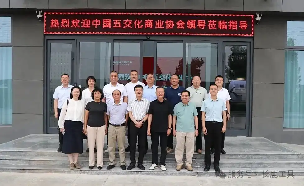 L'Associació Xinesa dels Cinc Productes va visitar Shandong Changlu Tools per a la inspecció i l'assessorament.