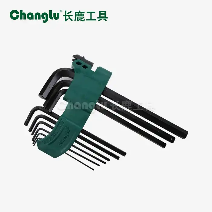 9 stuks swart oksied-hekssleutel