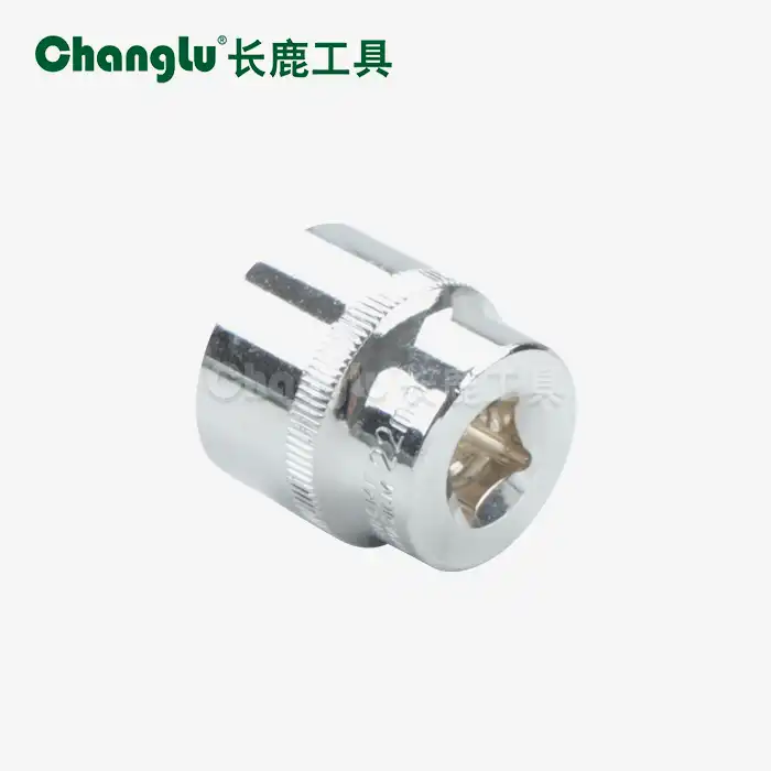 3/8" Vol gepoleerde 6pt-sok