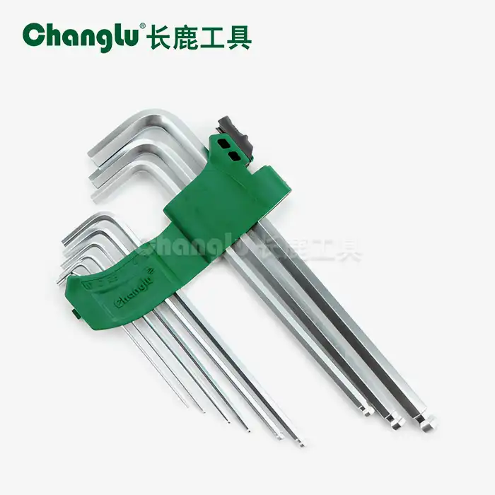 9 claus hexagonals de punta esfèrica mat