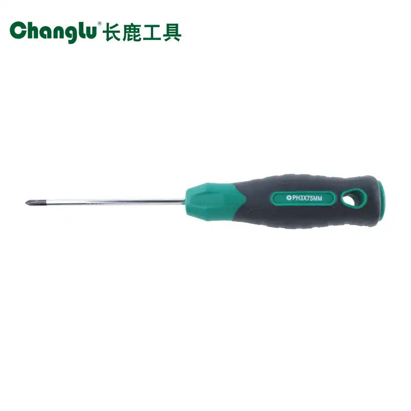 Tornavís resistent a l'oli amb mànec de doble color (de punta creuada)