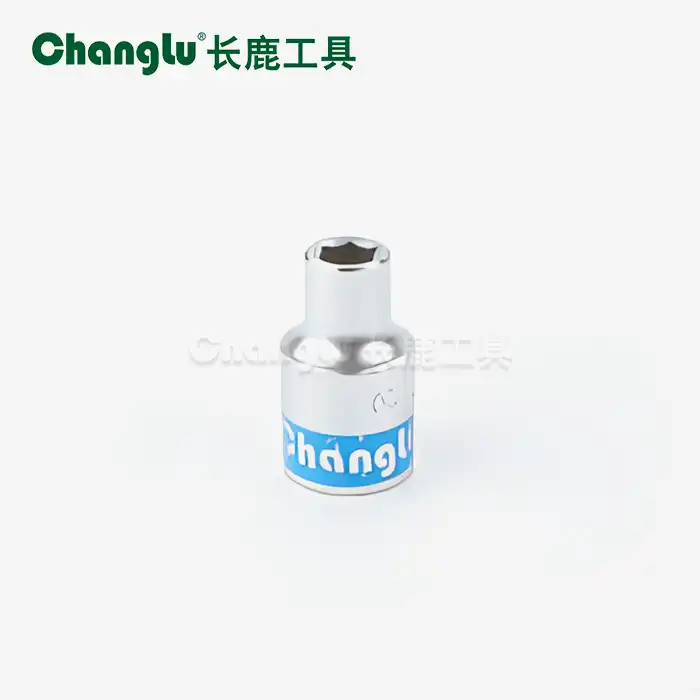 1/2" Blou-rand 6pt metriese sok